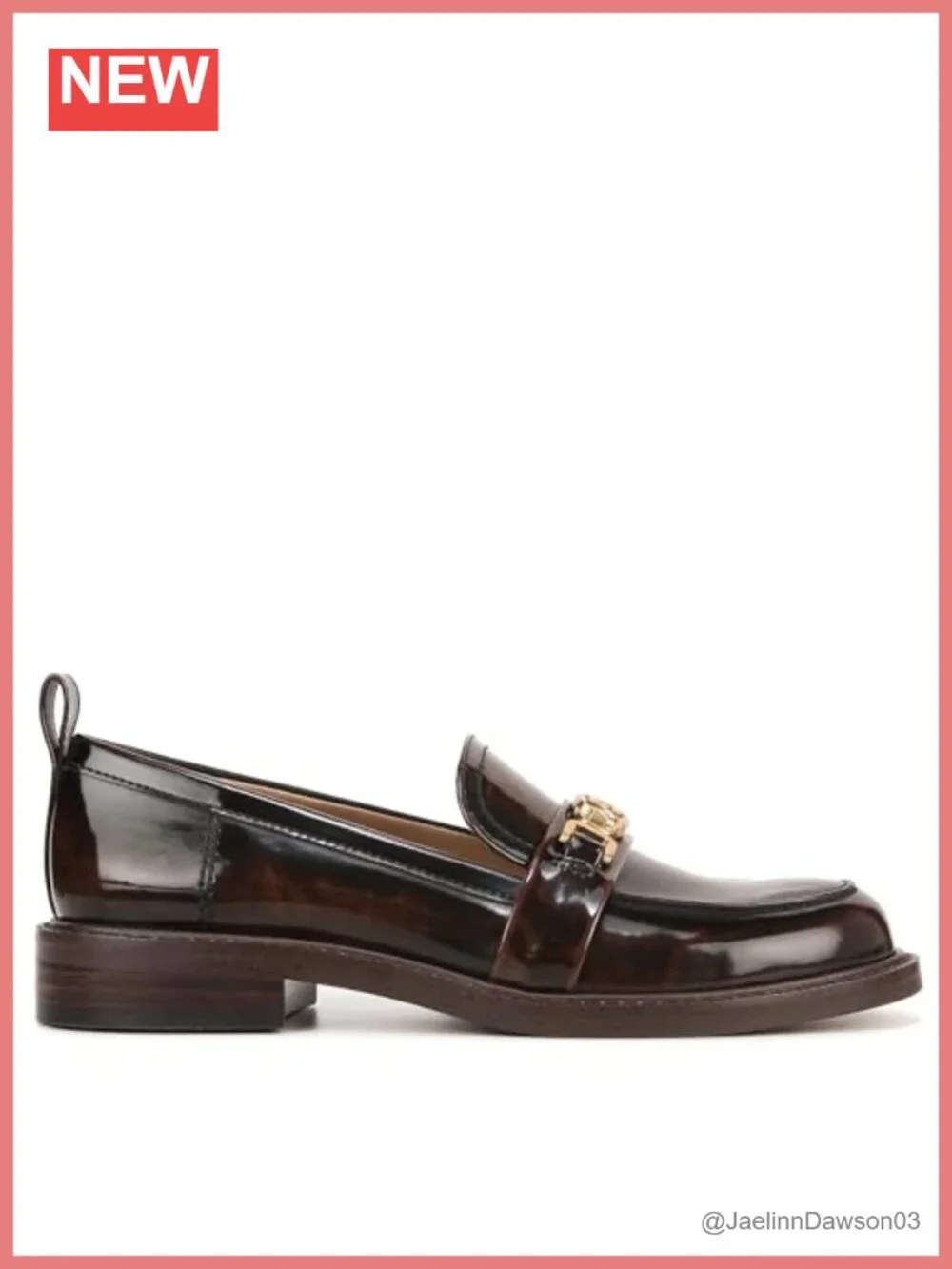Sam Edelman Christy Almond Toe Loafers with Buckle - Leather & Synthetic